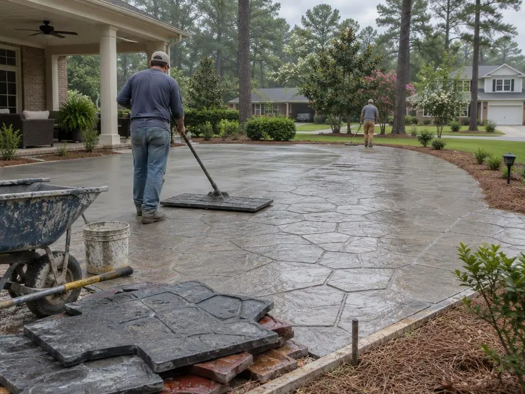 Stamped Concrete in Macon, GA